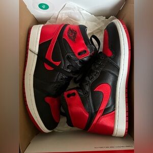 Satin bred jordan 1 high
